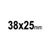 MAGNET A SQUARE 38 - aimants carrés en acrylique, 38x38mm | GL510121B
