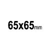 MAGNET A SQUARE 65 - aimants carrés en acrylique, 65x65mm | GL510121D