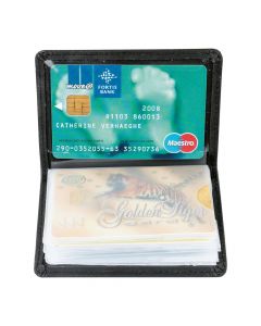 KATHLEEN - Leather credit card holder 