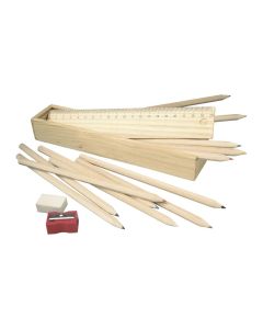 CARMELITA - Plumier en bois 
