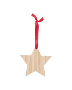 CASPIAN - Décoration de Noël en bois Étoile 