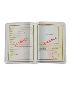 ID HOLDER - porte-carte d'identité en PVC transparent