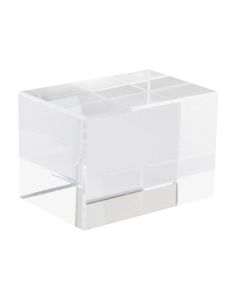 LEXINGTON - bloc prisme en verre (prix sans la gravure 3d)
