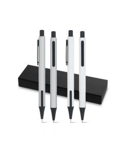 HUDSON - Kit stylo bille et porte-mine en aluminium
