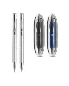 BETA SET - Kit stylo bille et porte-mine en métal
