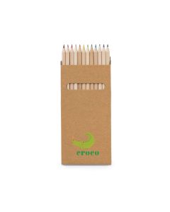 CROCO - Boîte avec 12 crayons de couleur