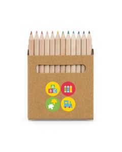 COLOURED - Boîte avec 12 crayons de couleur