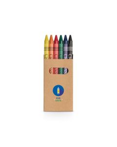 EAGLE - Boîte avec 6 crayons de cire
