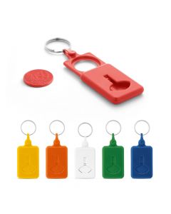 BUS - Porte-clés avec monnaie pour chariot de supermarché