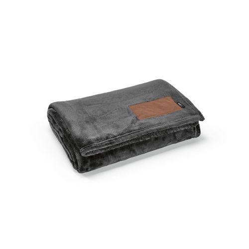 VAN EYCK - Plaid en rPET 240 gsm, patch personnalisable.