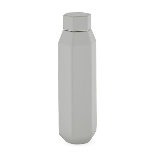 HEXAGUL - Gourde rInox 530ml.Double paroi, étanche.Forme hexagonale