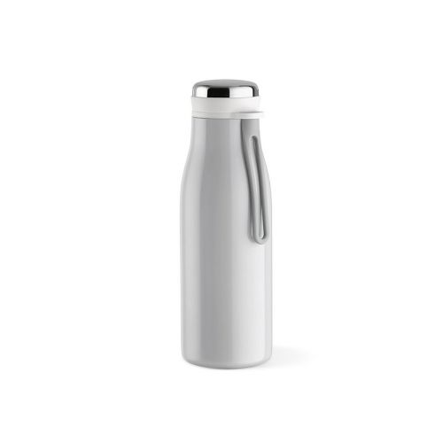 ARKANSAS 350 - Gourde rInox 400ml.Double paroi, étanche,poignée