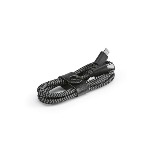RAMANUJAN - Câble de charge ,rPET 1m,USB-C/Lightning,charge rapide