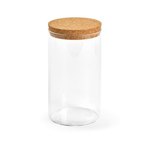 MAGRITTE 1000 - Bocal verre borosilicaté 1015 ml, couvercle liège