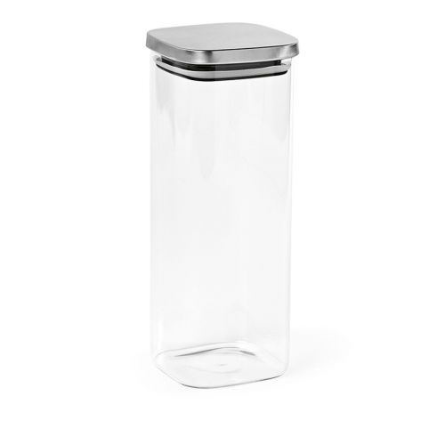 DELACROIX 2100 - Bocal verre borosilicaté 2130 ml, couvercle rInox