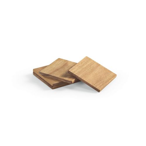 VELAZQUEZ - Sous-verres Velázquez en bois d’acacia, set de 4