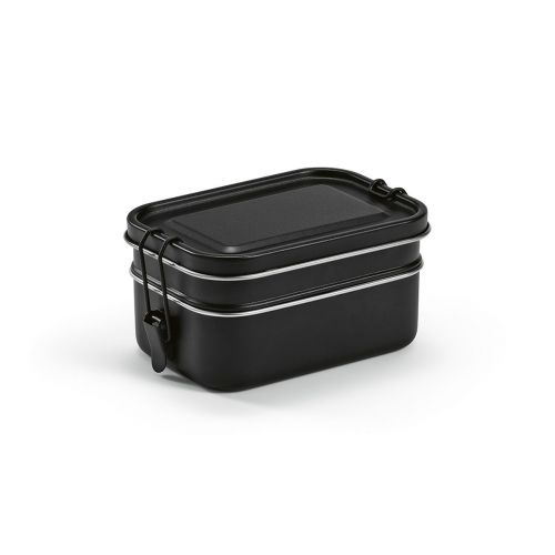 TINTORETTO - Boîte repas rInox 1240 ml,2 niveaux,fermeture latérale