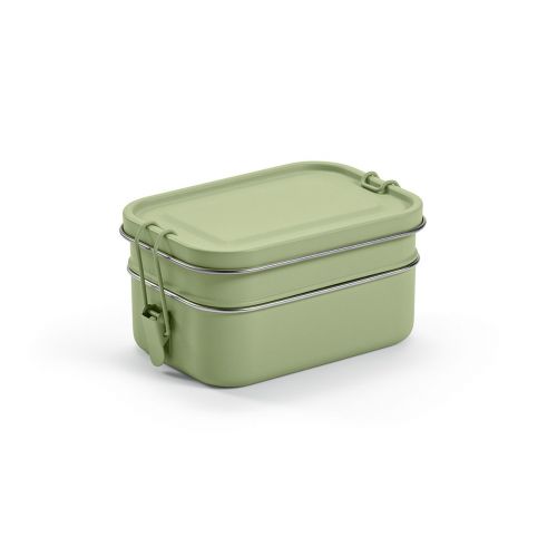 TINTORETTO - Boîte repas rInox 1240 ml,2 niveaux,fermeture latérale