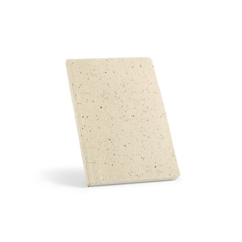 CHAUCER - Carnet couverture en résidus de bière recyclée,196p 80gsm