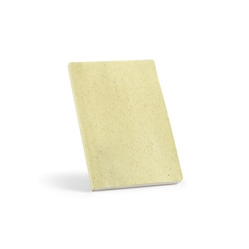 LEWIS - Carnet couverture en feuille de maïs,196p recyclées 80gsm