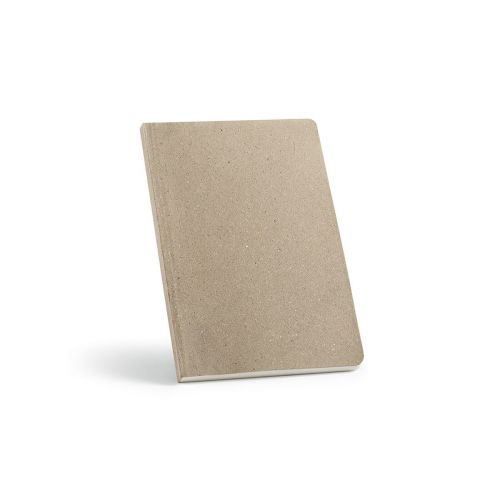 POE - Carnet couverture en lin, 196p recyclées 80gsm