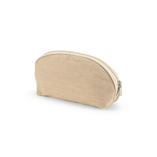 DEHLI - Trousse de toilette 1,5L en jute 260g, avec fermeture Zip