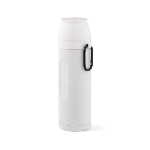 LOIRE - Thermos inox 810 ml. 2 gobelets et mousqueton