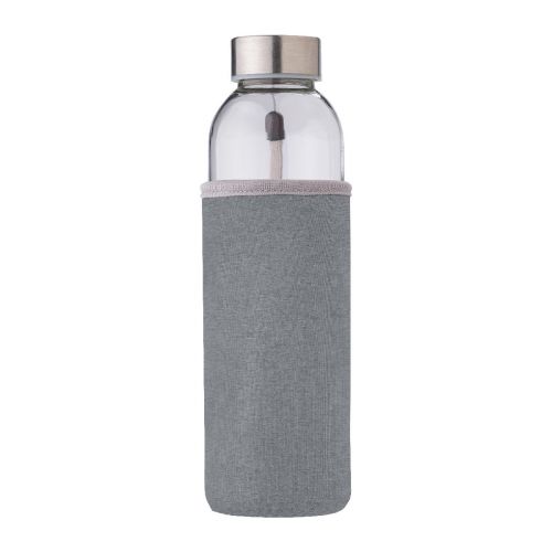 NIKA - Bouteille en verre de 500 ml avec housse 