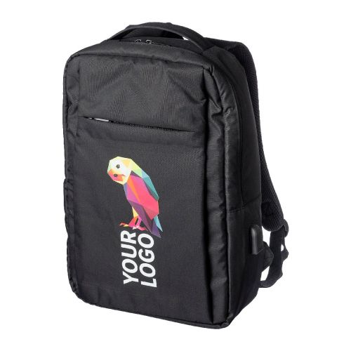 JESSE - Sac à dos porte-ordinateur en polyester rPET  