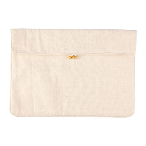 DIRK - Pochette ordinateur portable en coton 220 gr/m² 