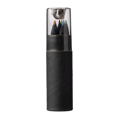 BEATE - Tube en carton recyclé de 6 crayons 