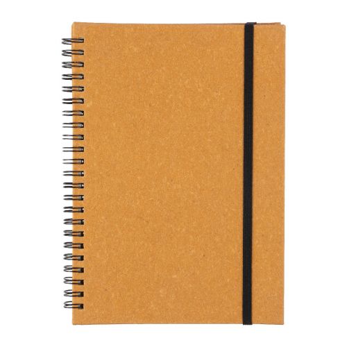 EGON - Carnet A5 en cuir recyclé 