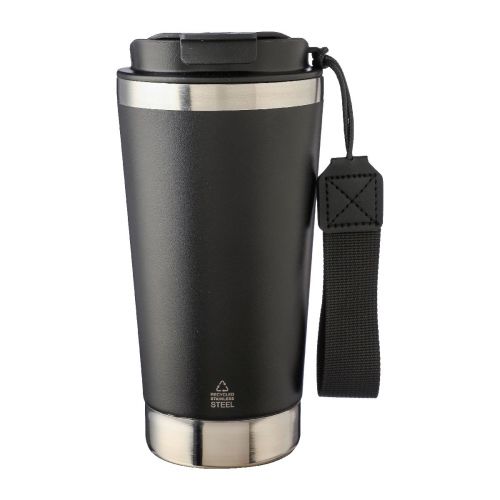 KAYLA - Mug isotherme en acier inoxydable recyclé 