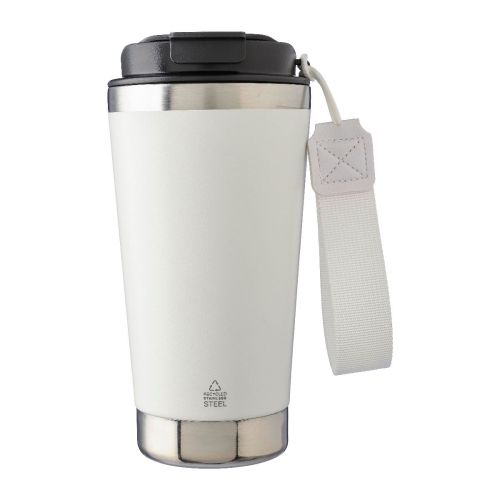 KAYLA - Mug isotherme en acier inoxydable recyclé 