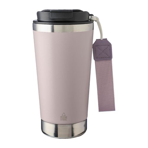 KAYLA - Mug isotherme en acier inoxydable recyclé 