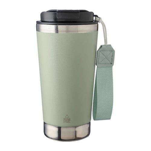KAYLA - Mug isotherme en acier inoxydable recyclé 