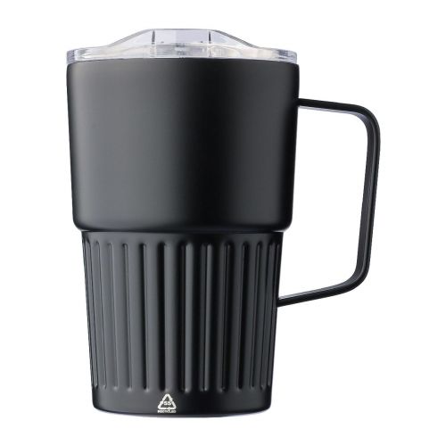 CALO - Mug nomade double paroi en acier inoxydable recyclé de 450 ml 
