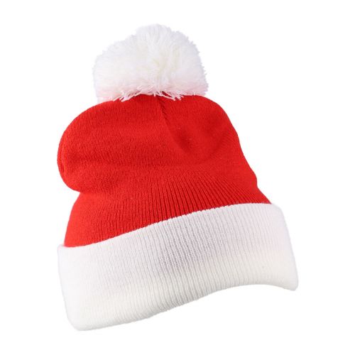 ELENI - Bonnet de Noël tricoté en acrylique 