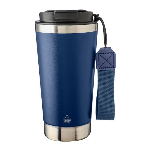 KAYLA - Mug isotherme en acier inoxydable recyclé 