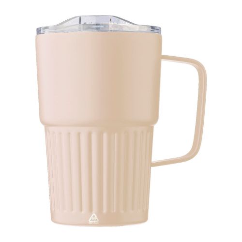 CALO - Mug nomade double paroi en acier inoxydable recyclé de 450 ml 