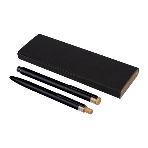 ILARIA - Parure de stylos en aluminium recyclé laqué 