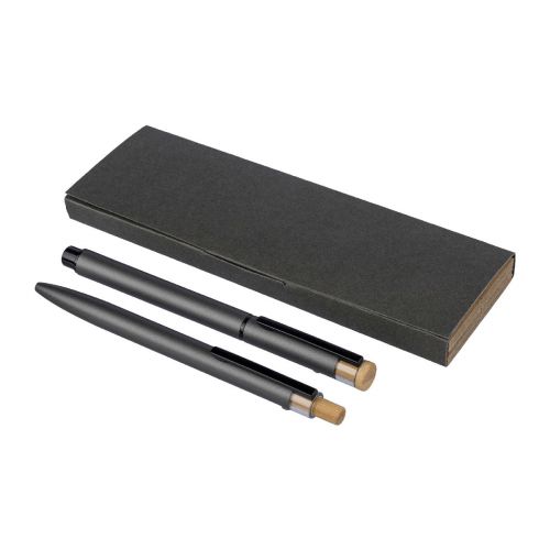 ILARIA - Parure de stylos en aluminium recyclé laqué 