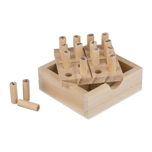 KENZA - Mini Sudoku en bois de pin 