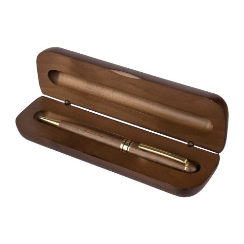 ADELINA - Coffret de stylos en bois de noyer 