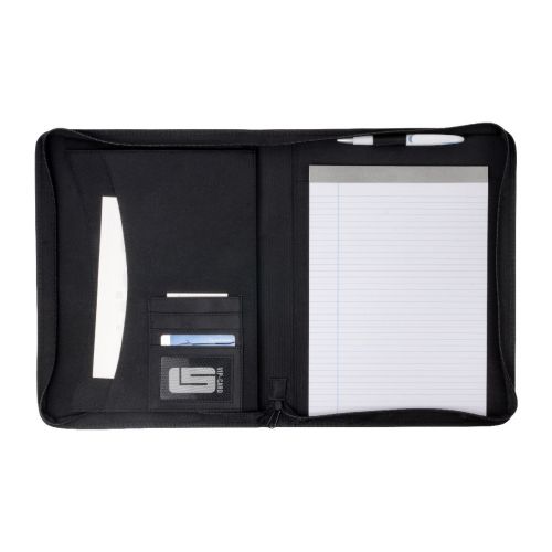 BYRON - Conférencier A4 zippé en PVC 