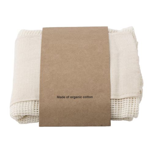 ADELE - Set de 3 sacs filets en coton 