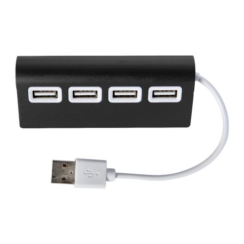 LEO - Hub en aluminium de 4 ports USB 