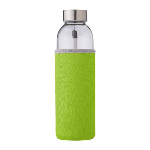NIKA - Bouteille en verre de 500 ml avec housse 