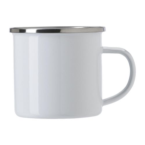 JAMAAL - Mug émaillé en acier inoxydable 