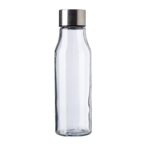 ANDREI - Bouteille de 500 ml en verre et acier inoxydable 